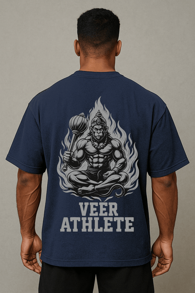 Supreme Hanuman Oversized Tee - Veer Athlete