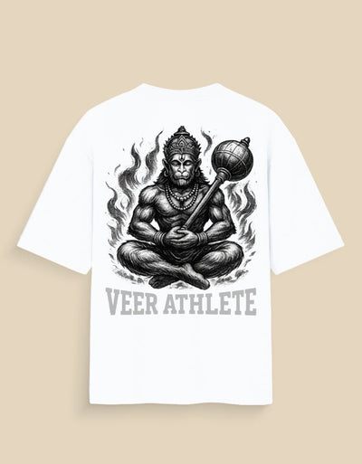 Immortal Hanuman Oversized Tee - Veer Athlete