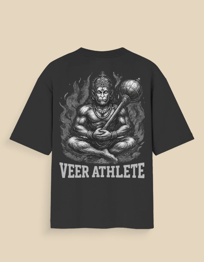 Immortal Hanuman Oversized Tee - Veer Athlete