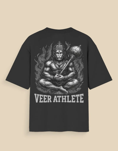Immortal Hanuman Oversized Tee - Veer Athlete