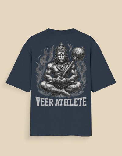 Immortal Hanuman Oversized Tee - Veer Athlete