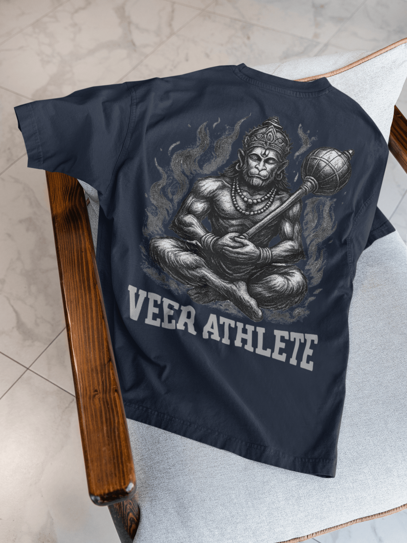 Immortal Hanuman Oversized Tee - Veer Athlete