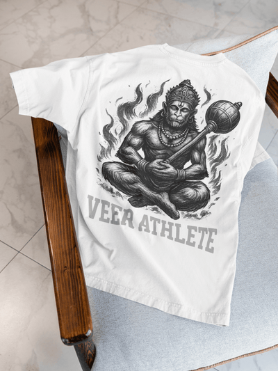 Immortal Hanuman Oversized Tee - Veer Athlete